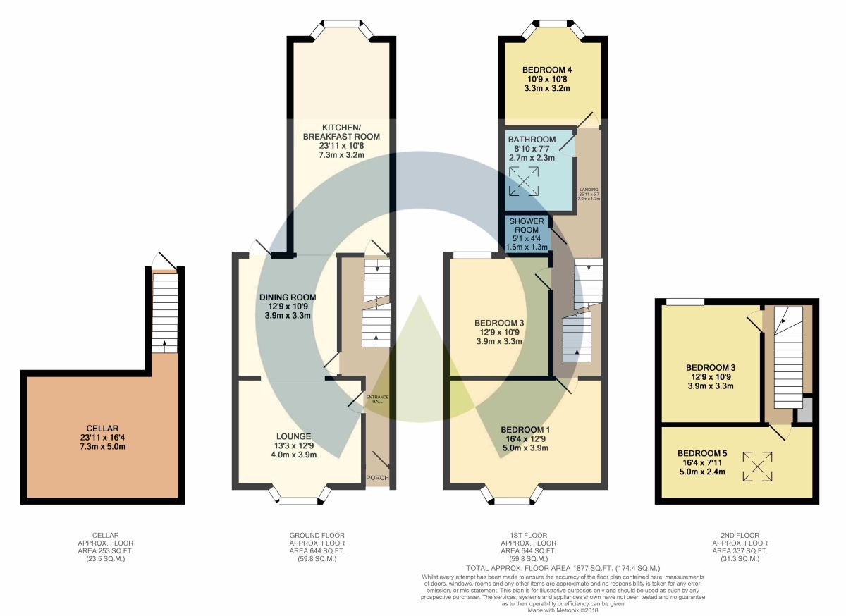 5 Bedrooms Terraced house for sale in Birchfield Road, Abington, Northampton NN1