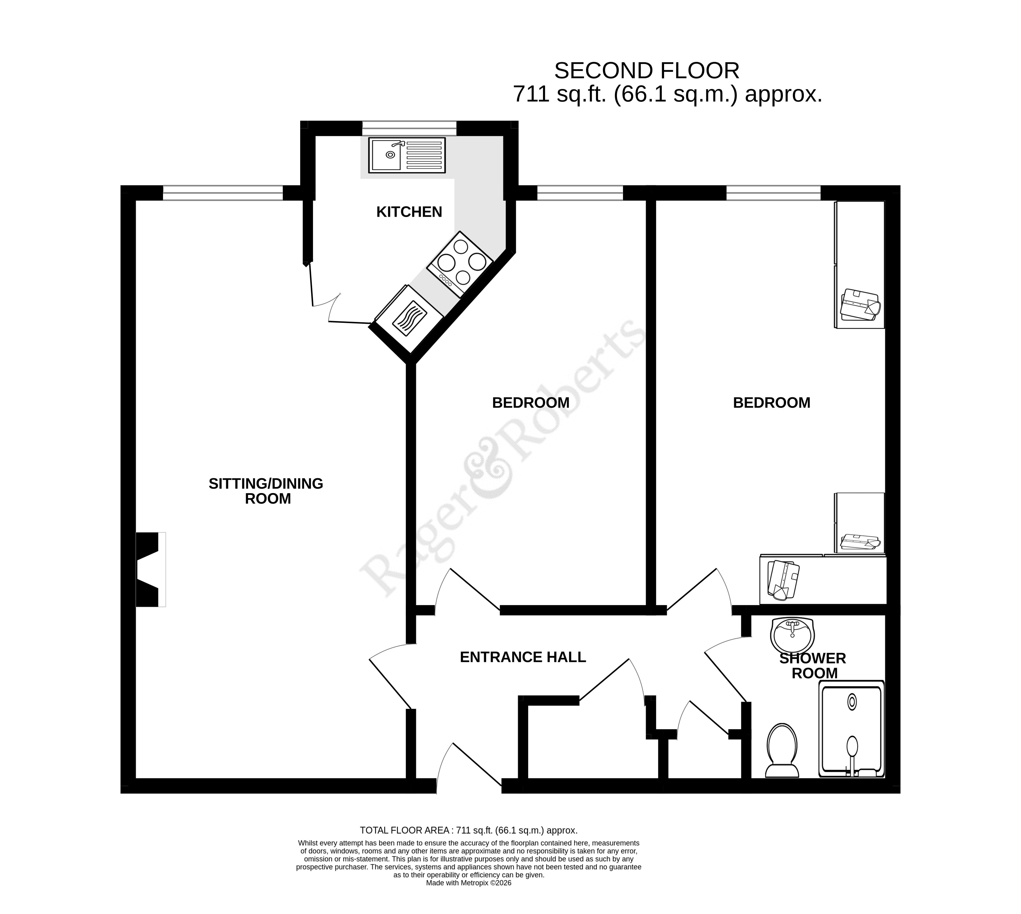 Flat 60, Colonel Stevens Court 10A0,, Granville Road, Lower Meads, East Sussex floorplan