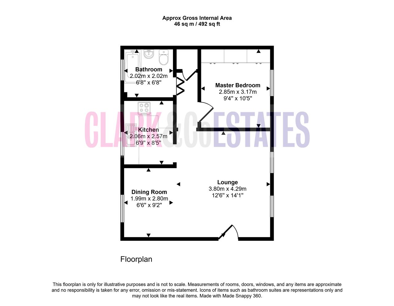 2, Pound Close, Topsham floorplan