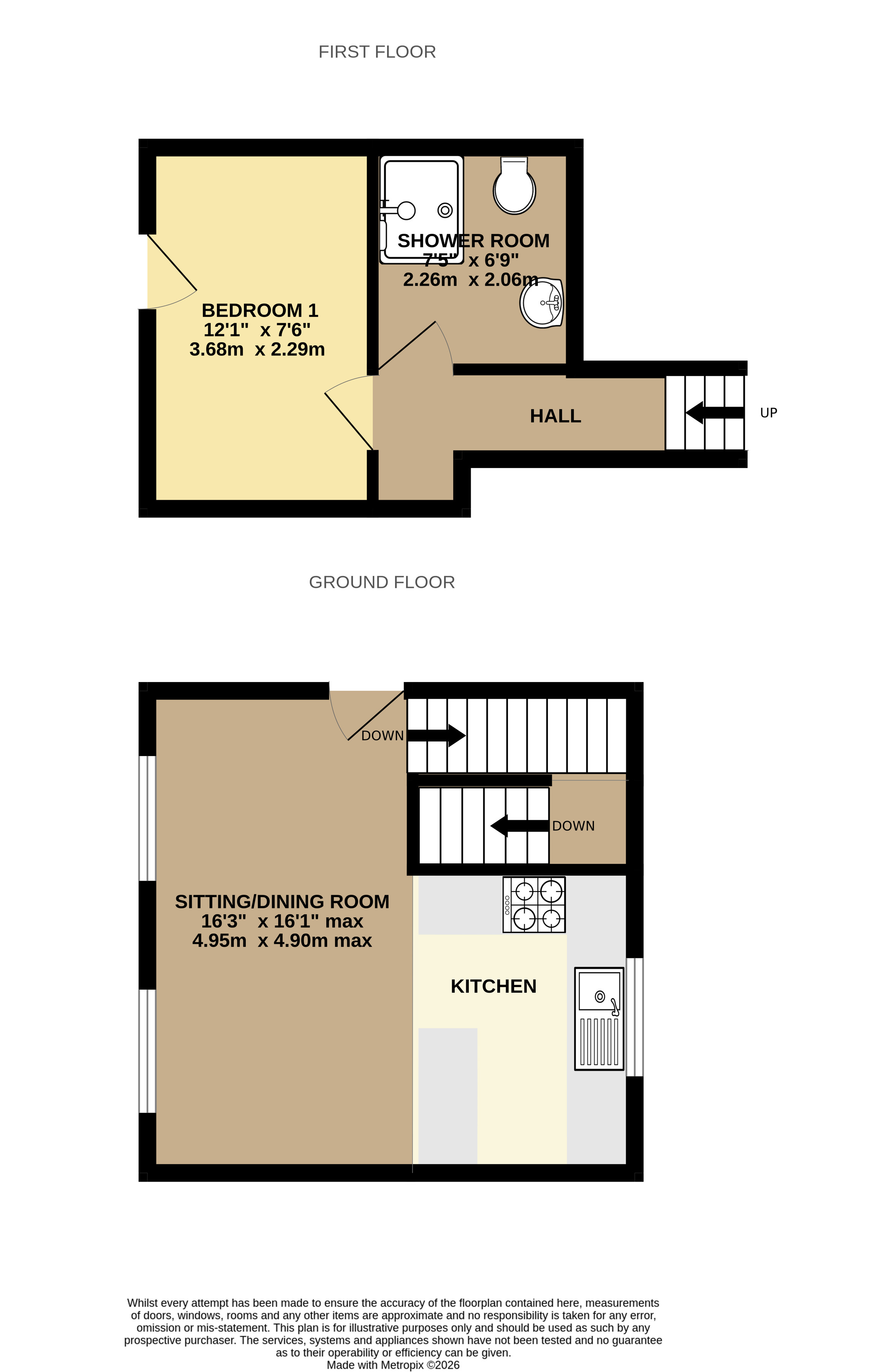 1 White Horse Mews,, North Street, Taunton floorplan