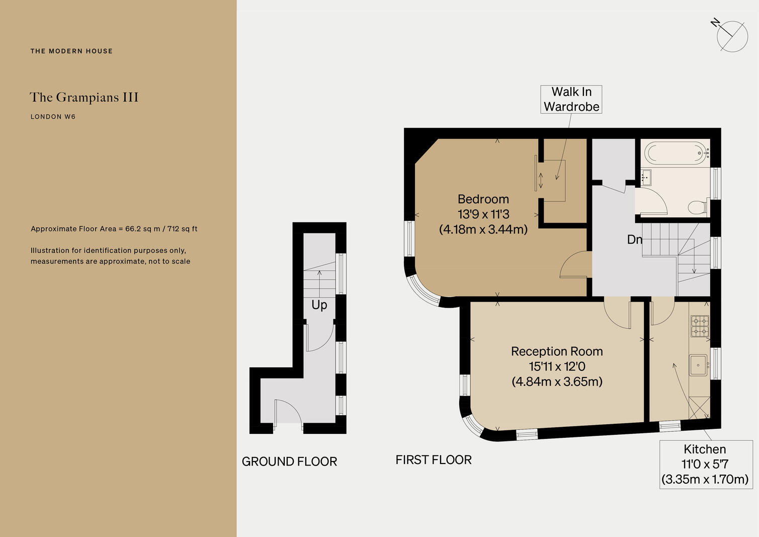 173 The Grampians, Shepherds Bush Road, London floorplan