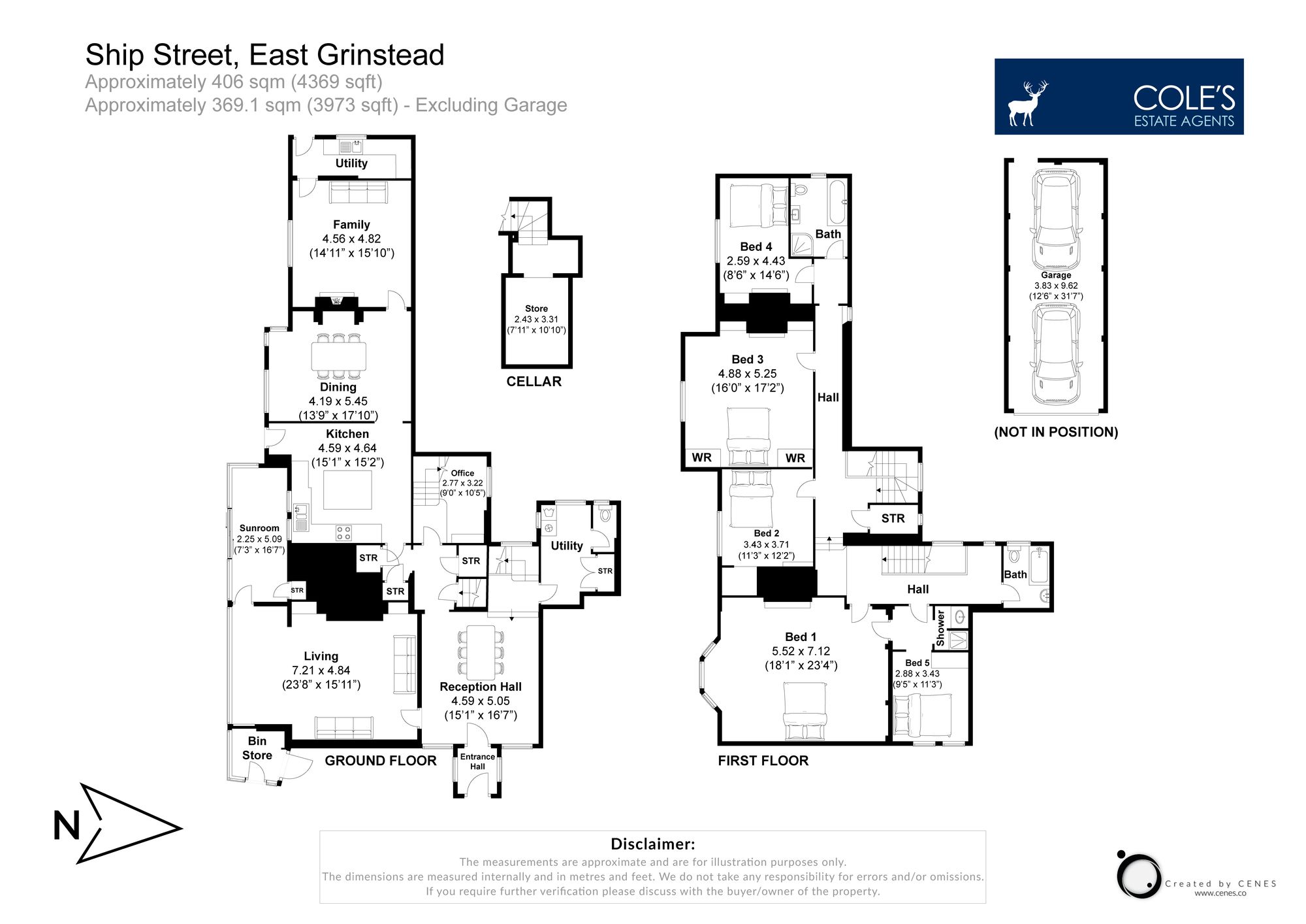 Hurst-An-Clays Ship Street, East Grinstead floorplan