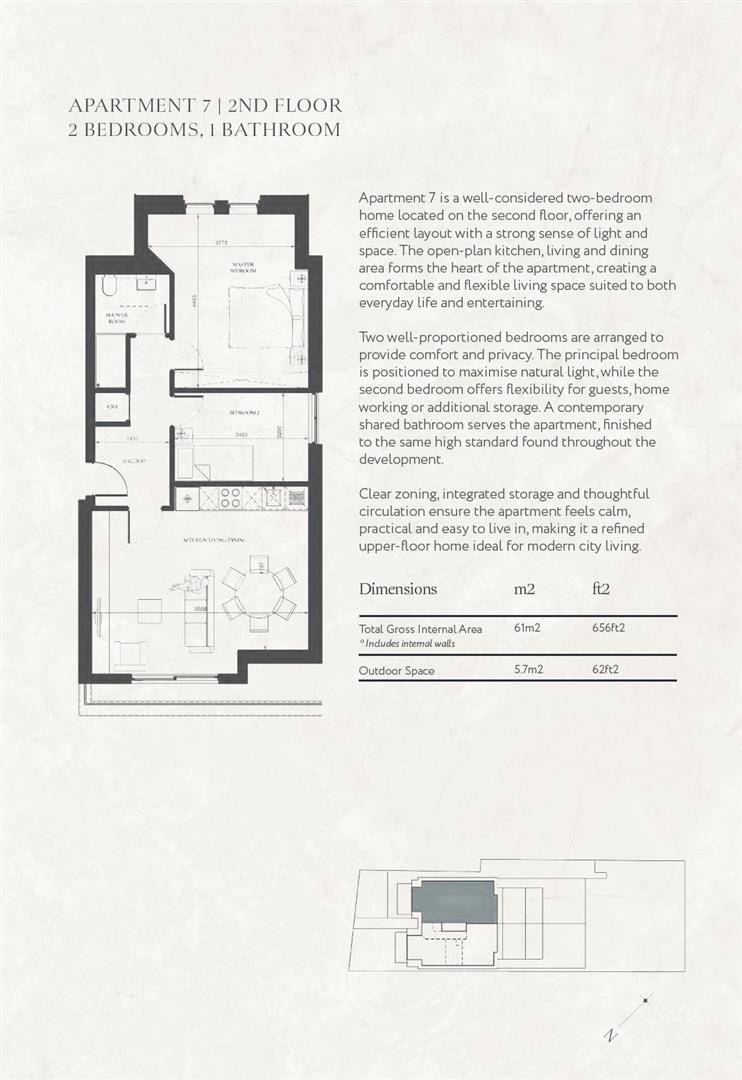 Flat 7, 50, Creswick Road, Acton floorplan