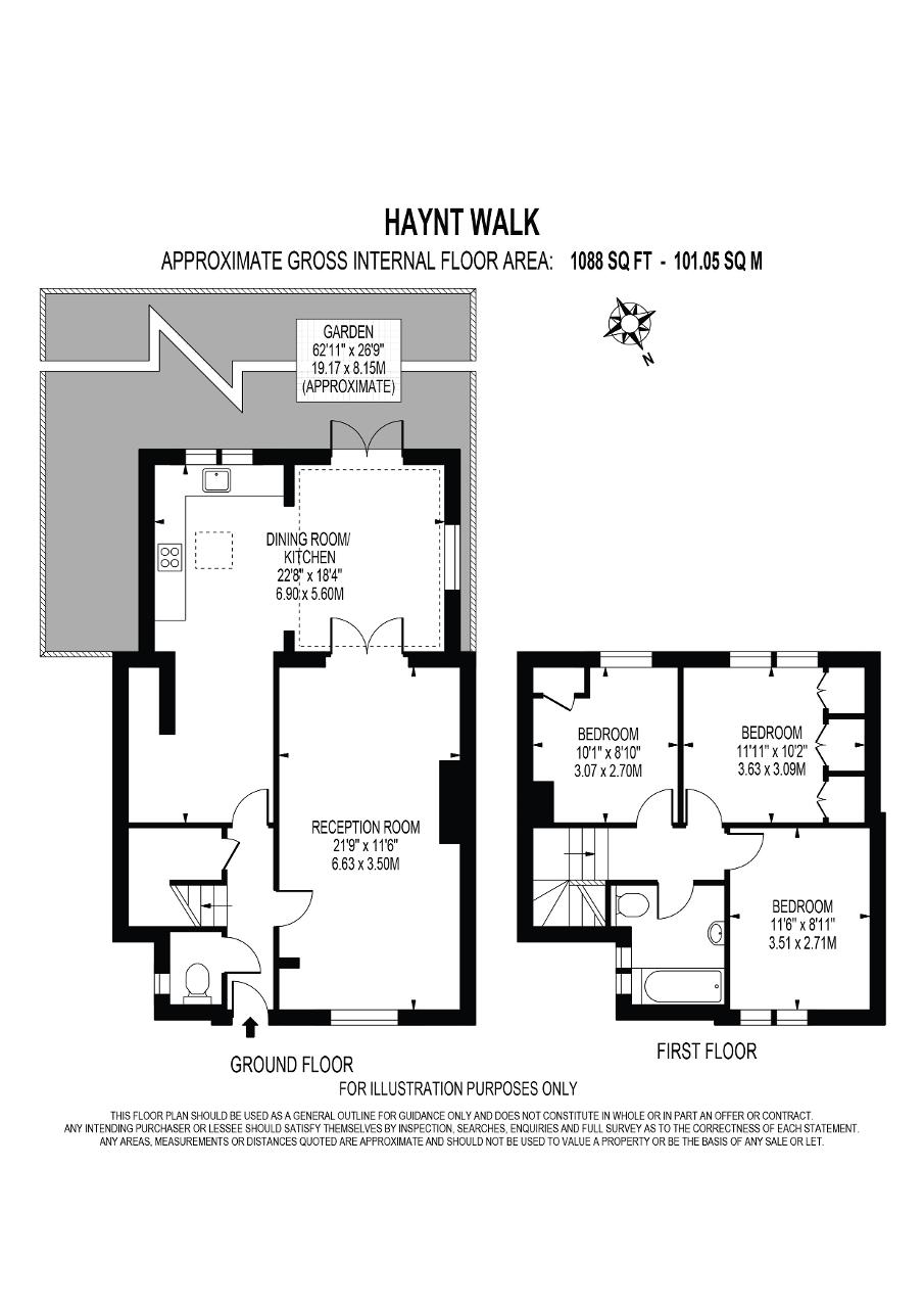 82, Haynt Walk, London floorplan