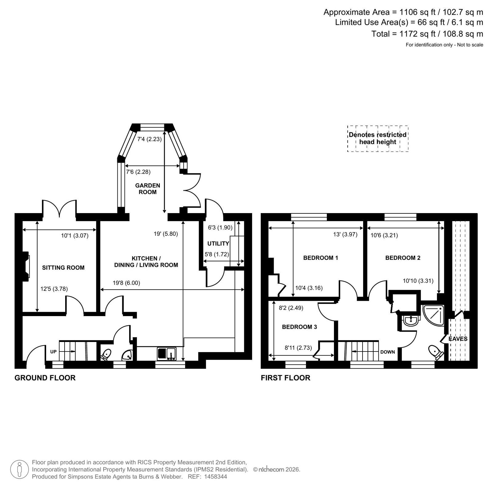 21, Turners Mead, Godalming floorplan