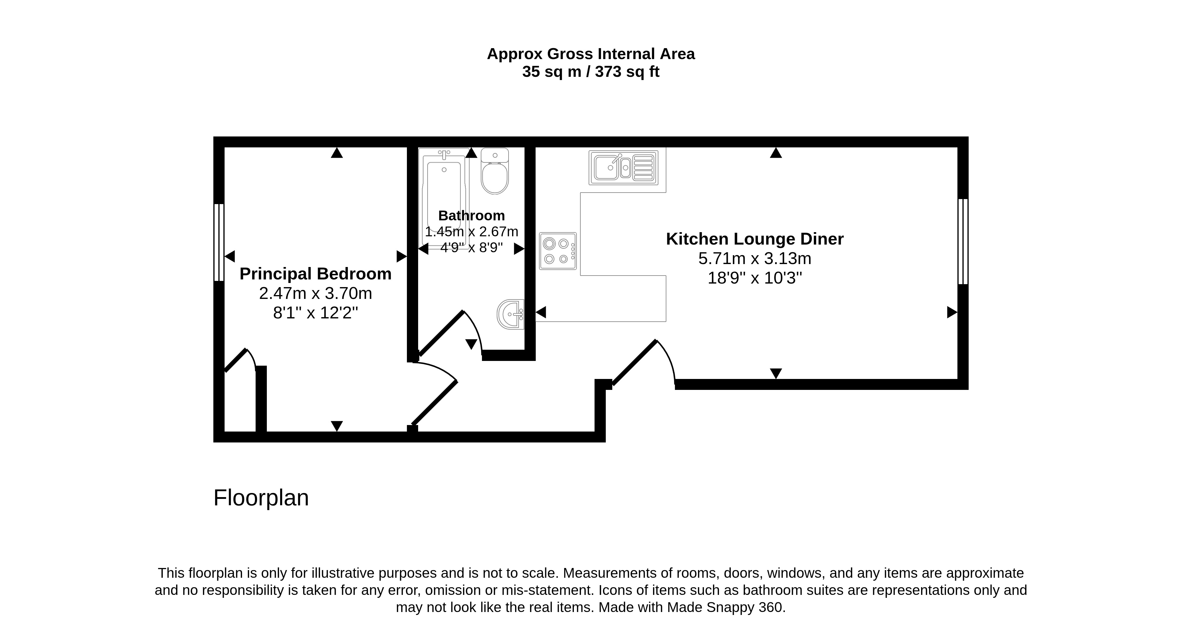 1C, Haynes Road, Westbury floorplan