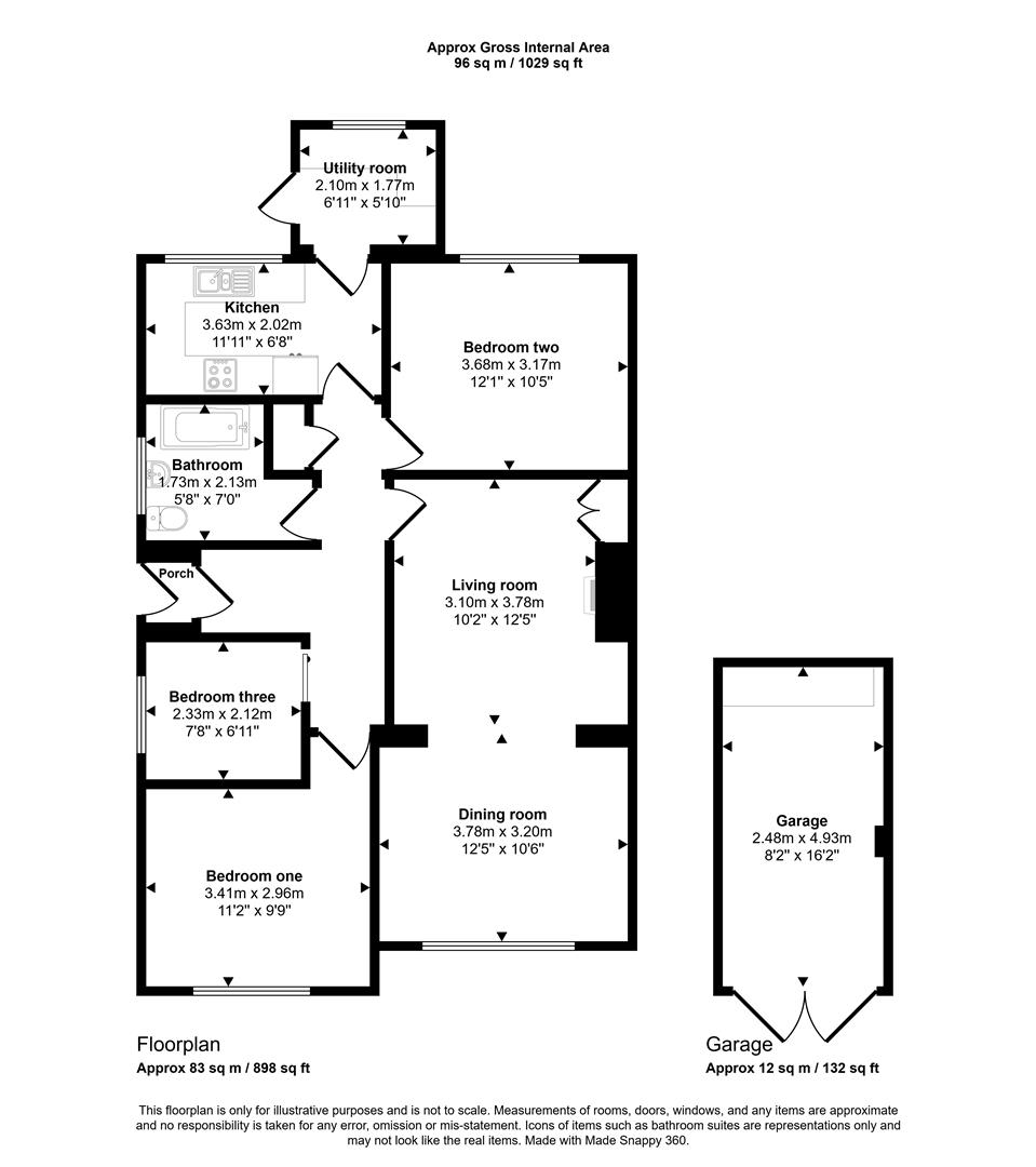 Meadow View, Llwyncoed Road, Cardigan floorplan
