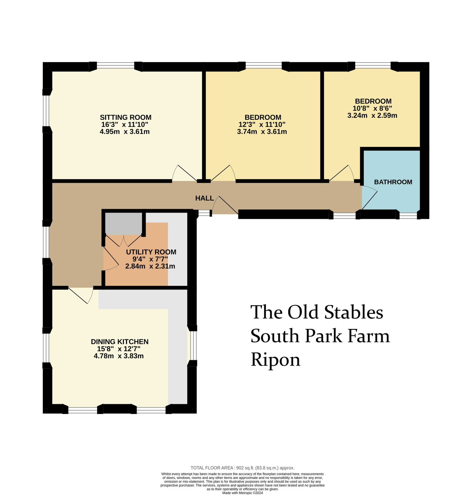 South Park Farm,Stables View, Park Lane, Ripon floorplan