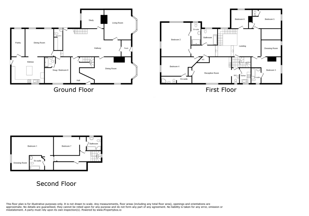Mentone Villa,, The Parks, Minehead floorplan