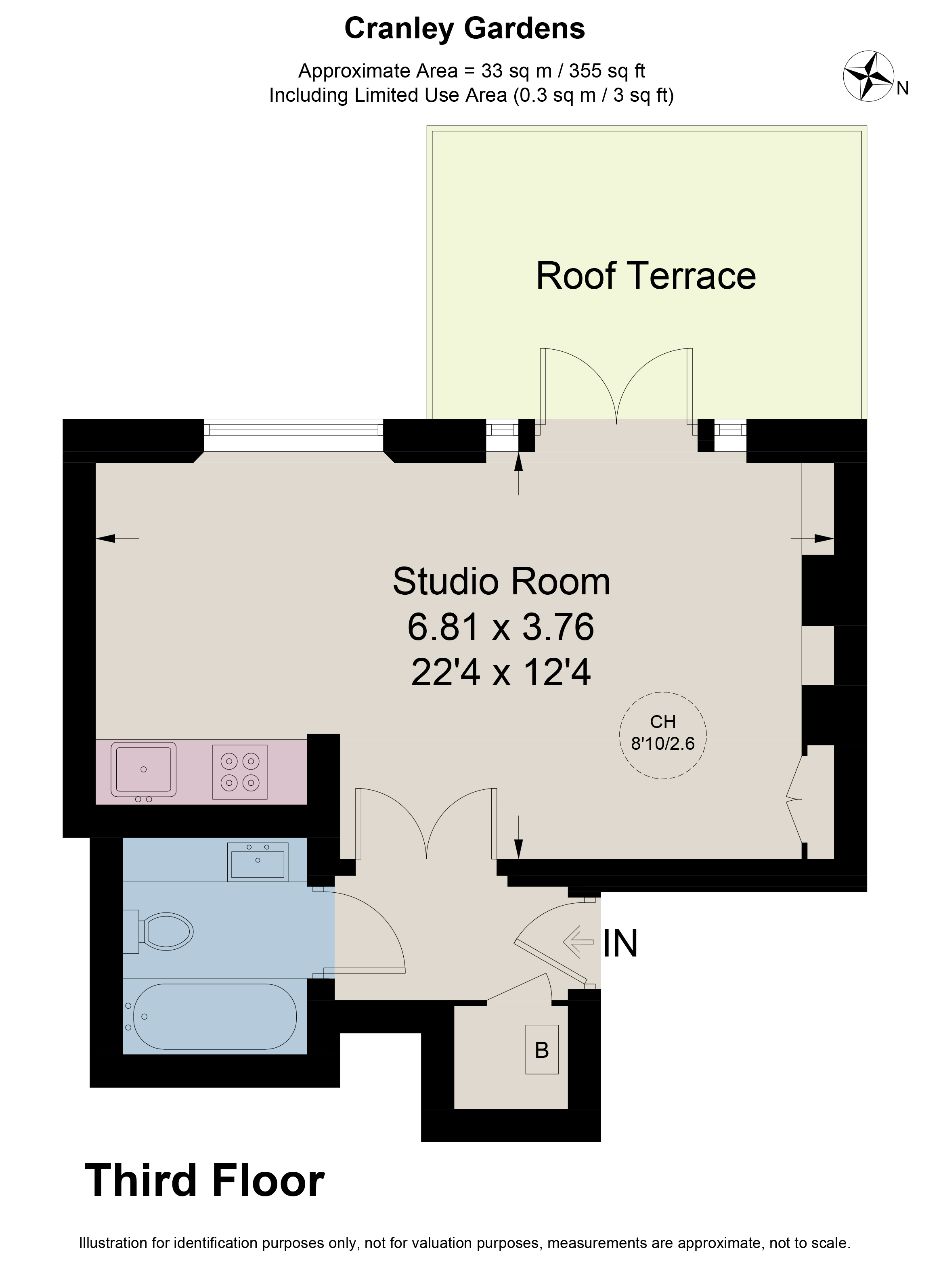 Cranley Gardens, London floorplan