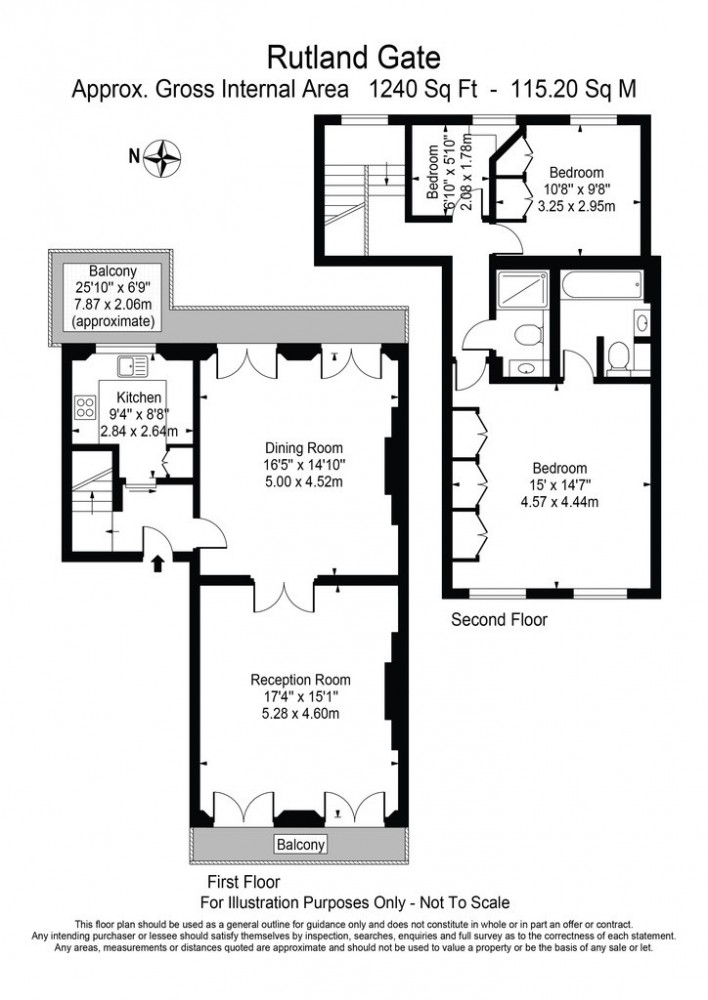 2 Bedrooms Flat to rent in Rutland Gate, Knightsbridge SW7