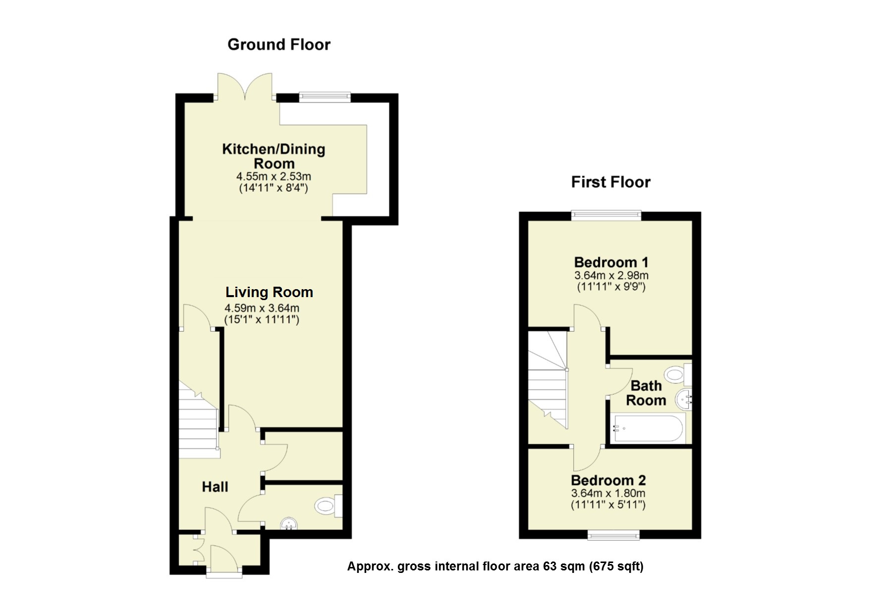 2 Bedrooms Link-detached house for sale in East Hertford Street, Cambridge CB4