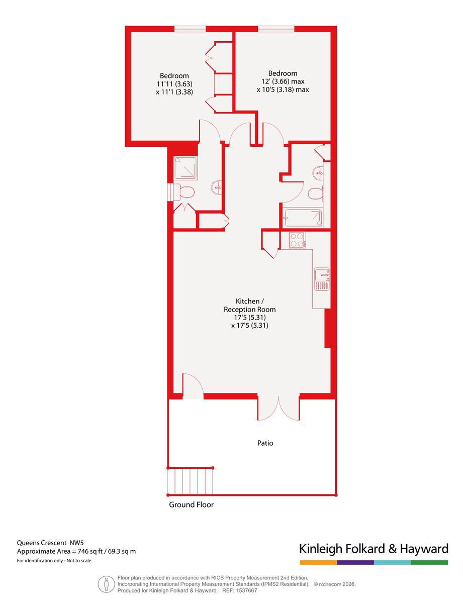 Queens Crescent, London floorplan