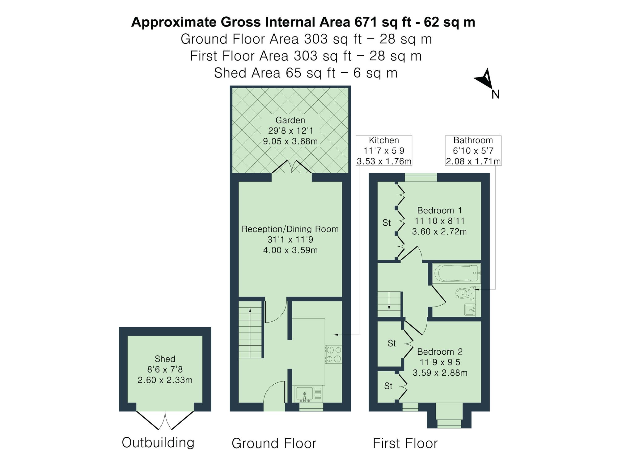 66 Torridge Drive, Didcot floorplan