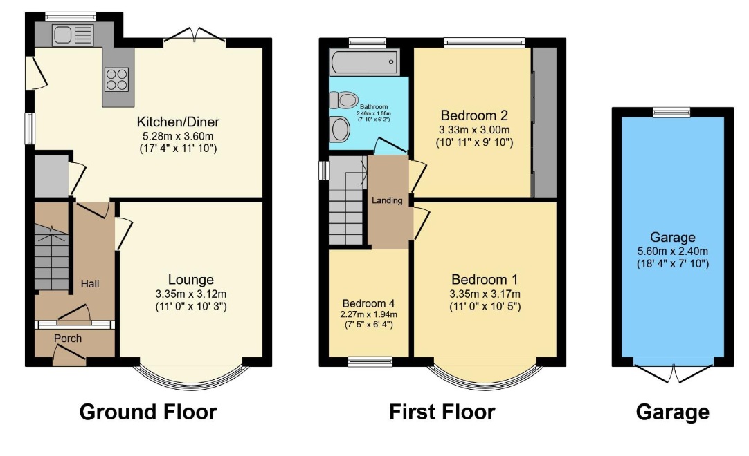 138, Bagnall Road, Nottingham floorplan