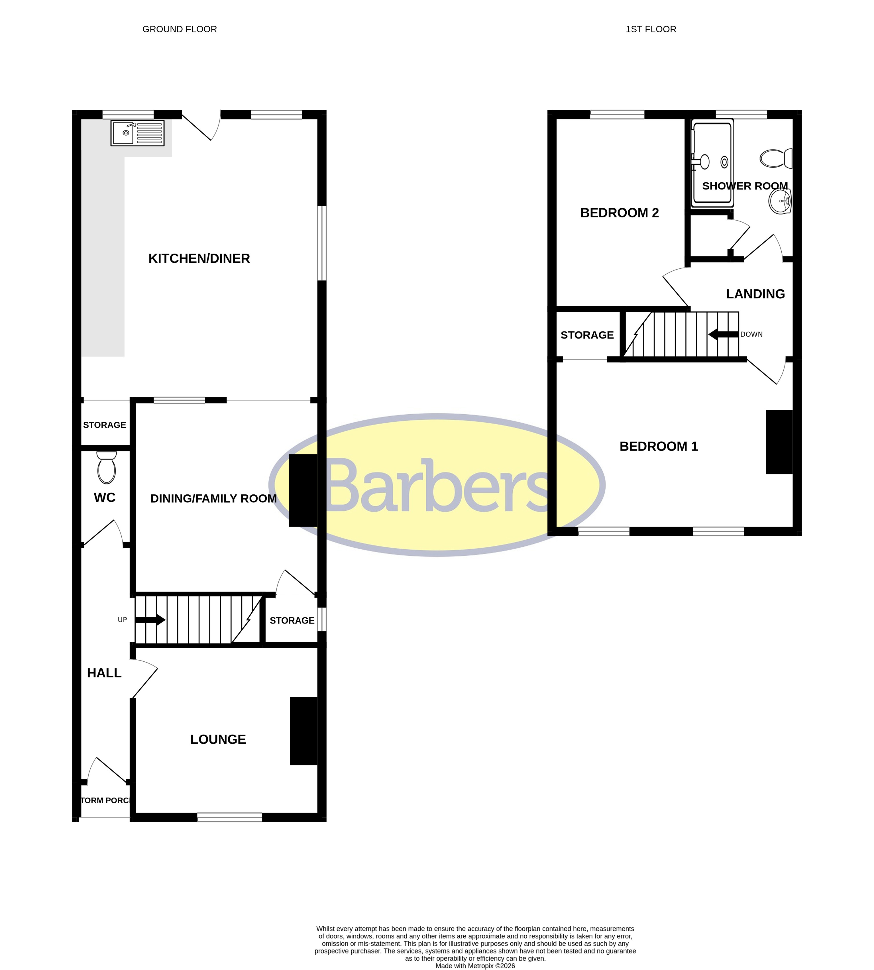 132, Wrexham Road, Whitchurch floorplan