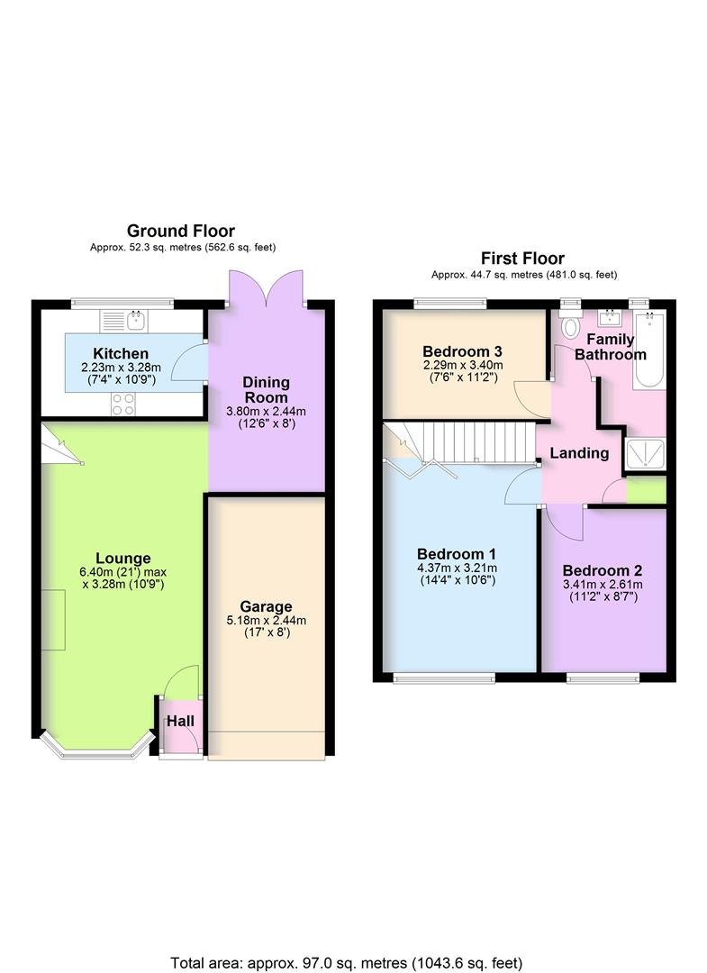 14, Ashgate Lane, Northwich floorplan
