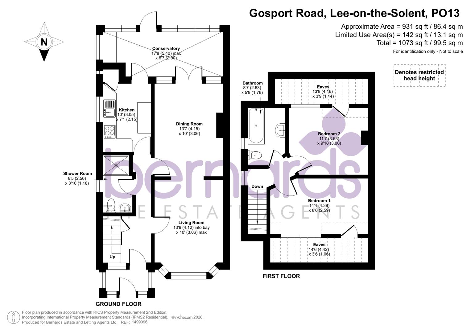 79, Gosport Road, Lee-On-The-Solent floorplan