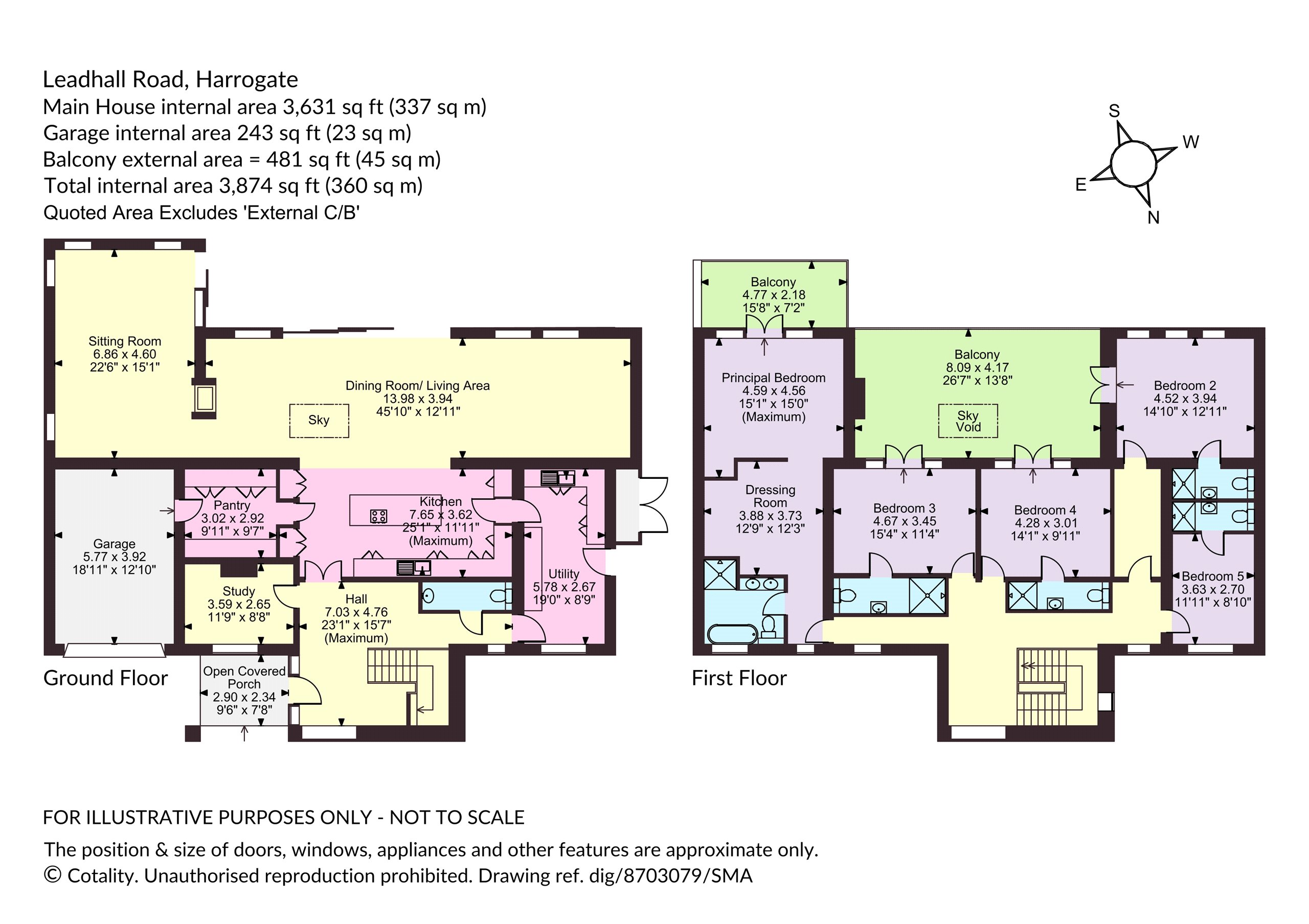 10, Leadhall Road, North Yorkshire floorplan