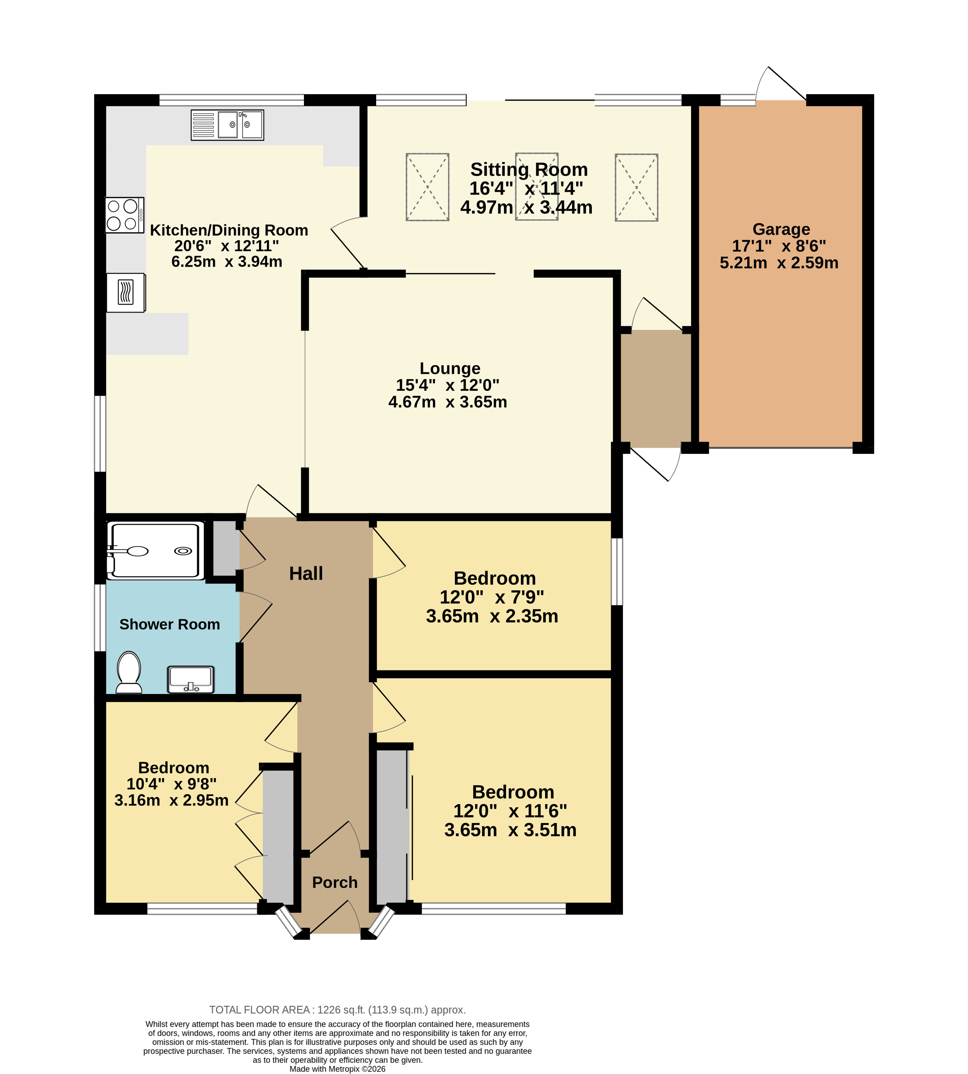 Hampton Pier Avenue, Kent floorplan