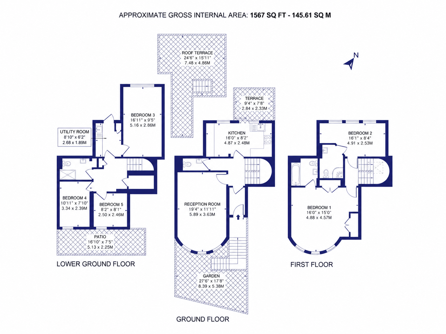 2D,, Wolseley Road, London floorplan