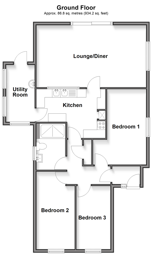 Branksome Avenue, Wickford floorplan