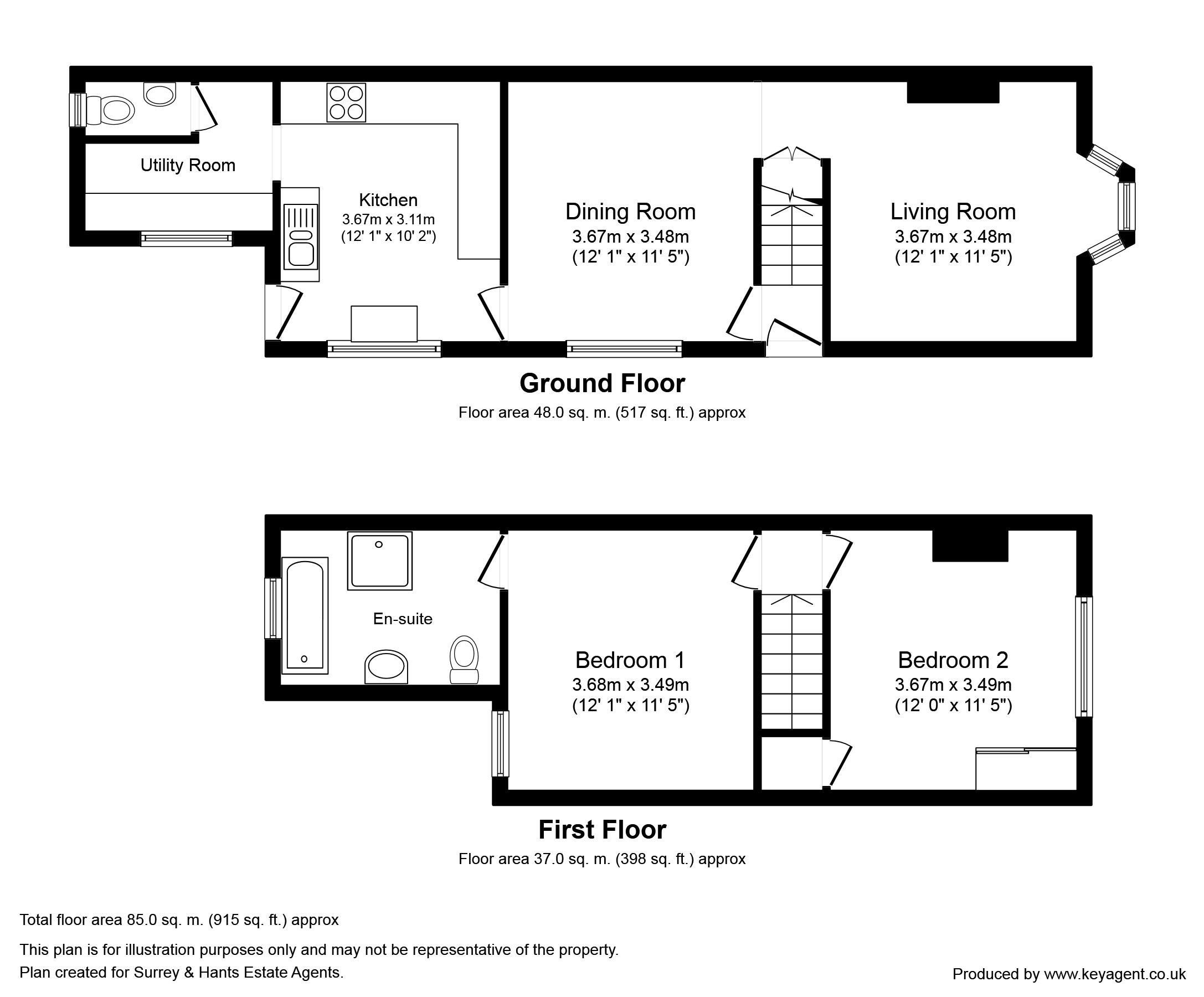 2 Bedrooms Cottage to rent in Portsmouth Road, Milford, Godalming GU8