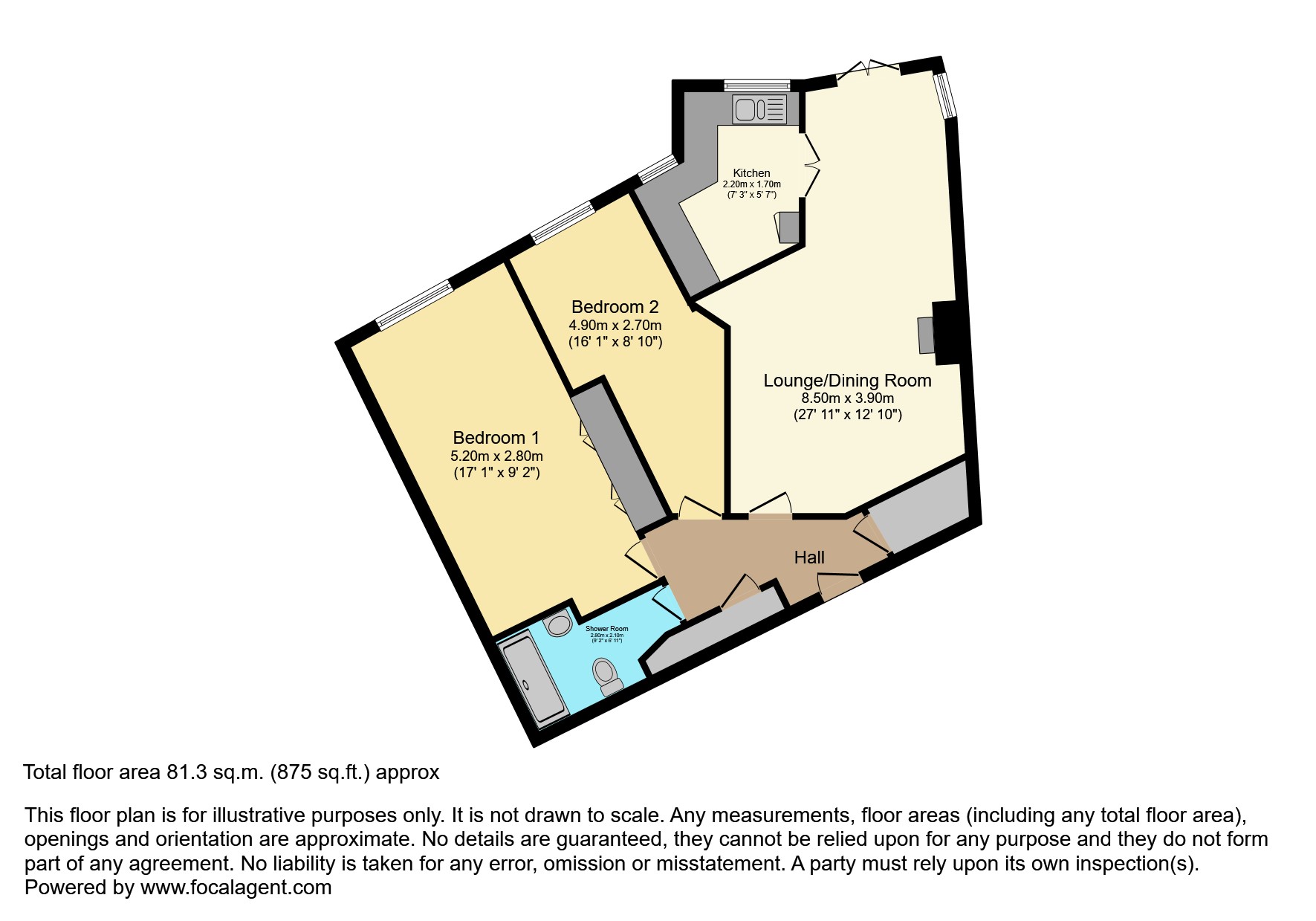 27, Stephenson Court, Chesterfield floorplan