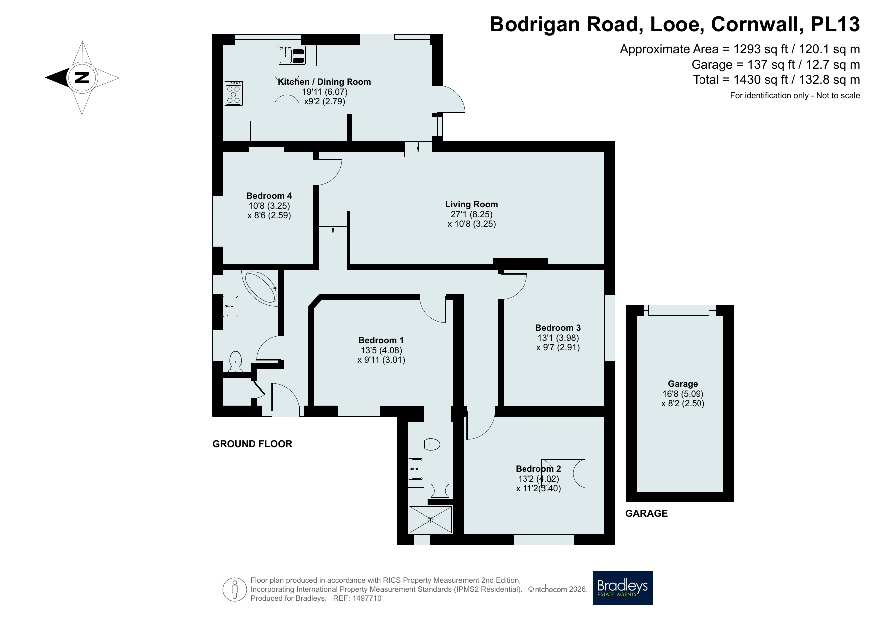 23 Bodrigan Road, Looe Cornwall, Cornwall floorplan