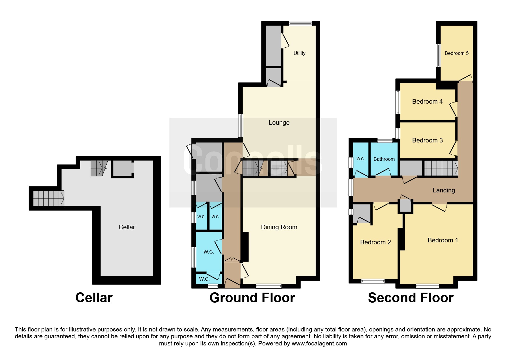 Falcon Inn, Gomer Street West, Willenhall floorplan