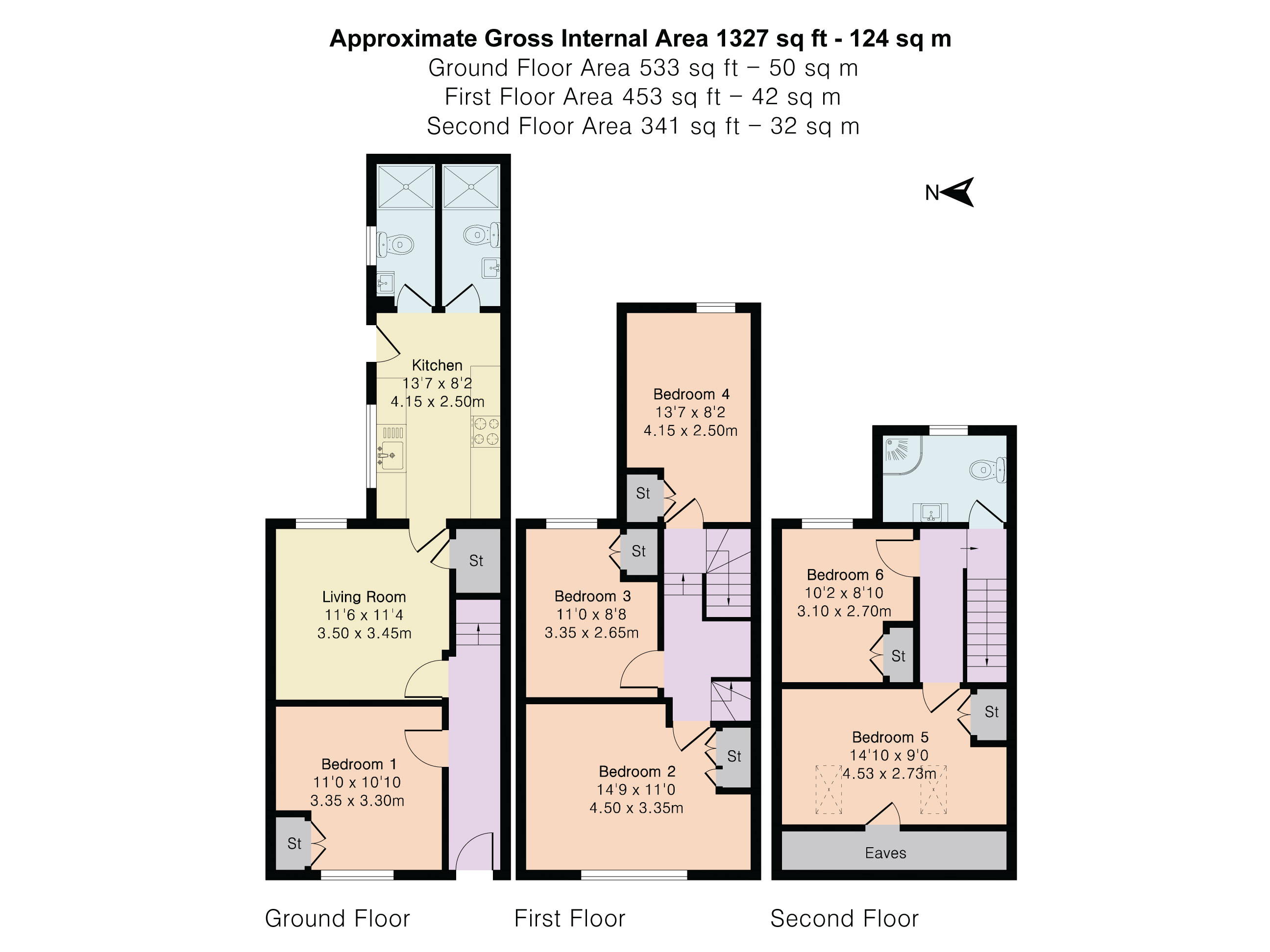 De Beauvoir Road, Reading floorplan