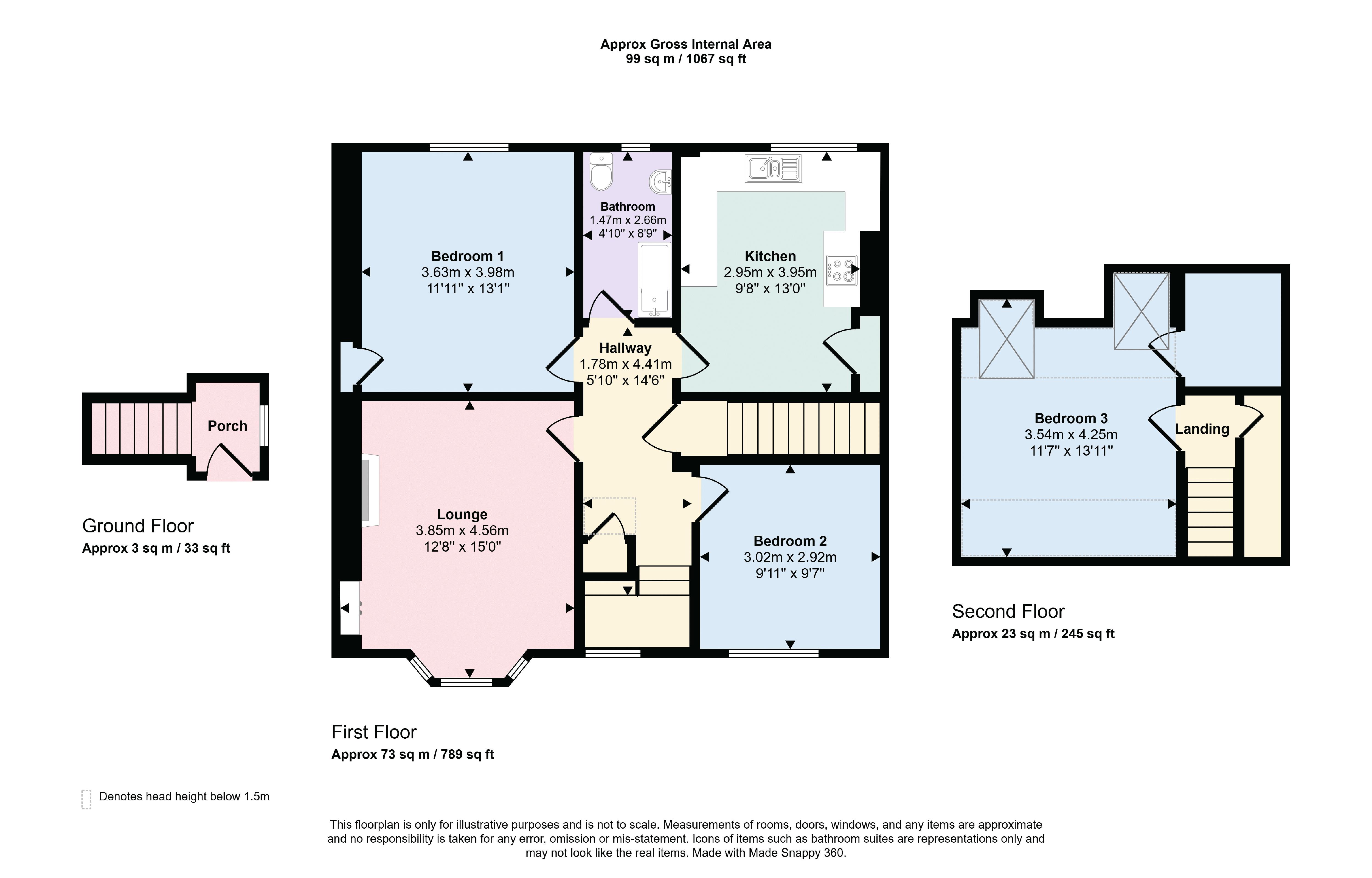 15, Park Avenue, Dumbarton floorplan