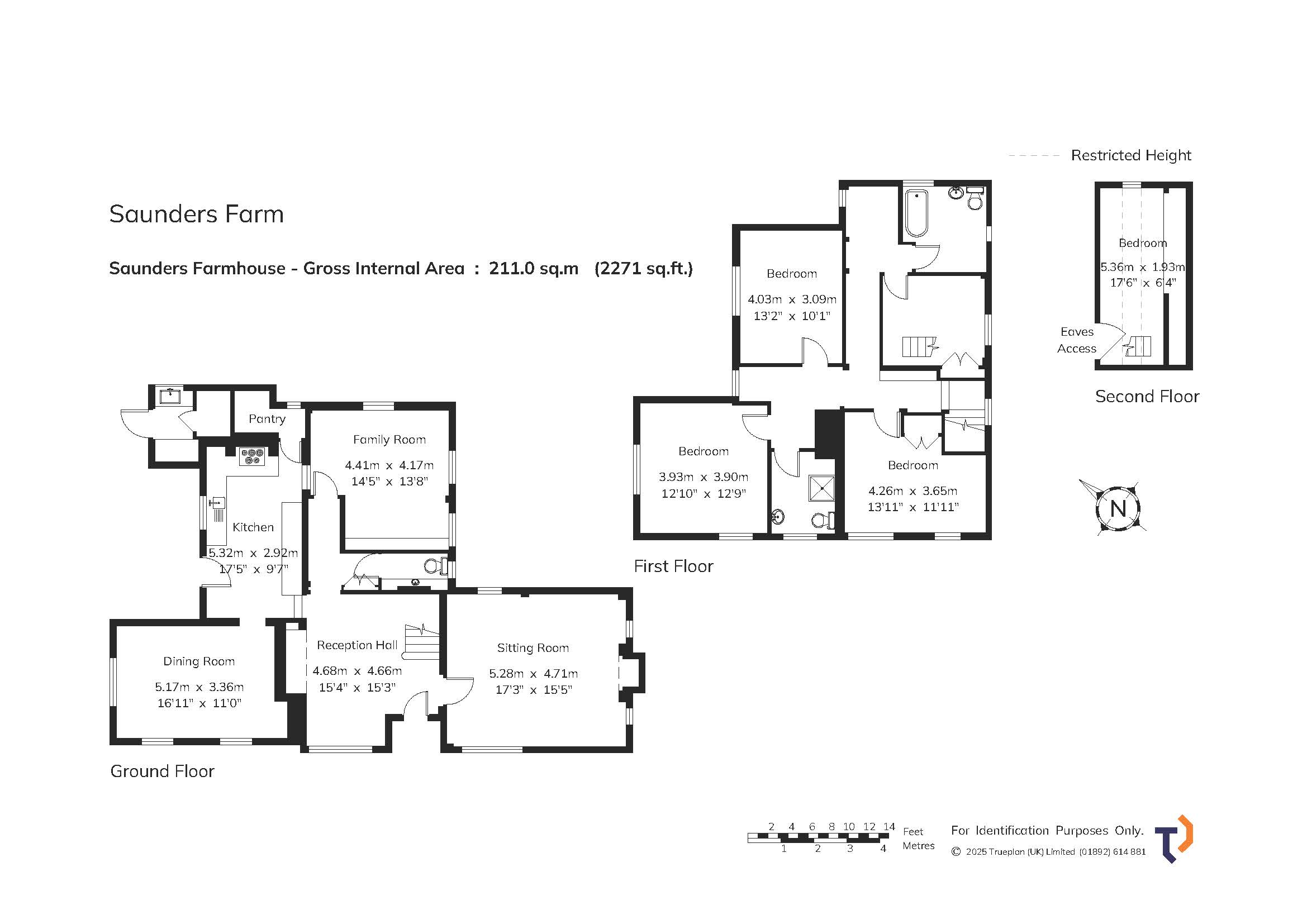 Saunders Farm House,, Camden Hill, Sissinghurst floorplan