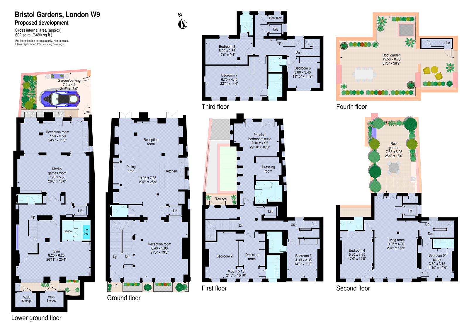 30, Bristol Gardens, London floorplan