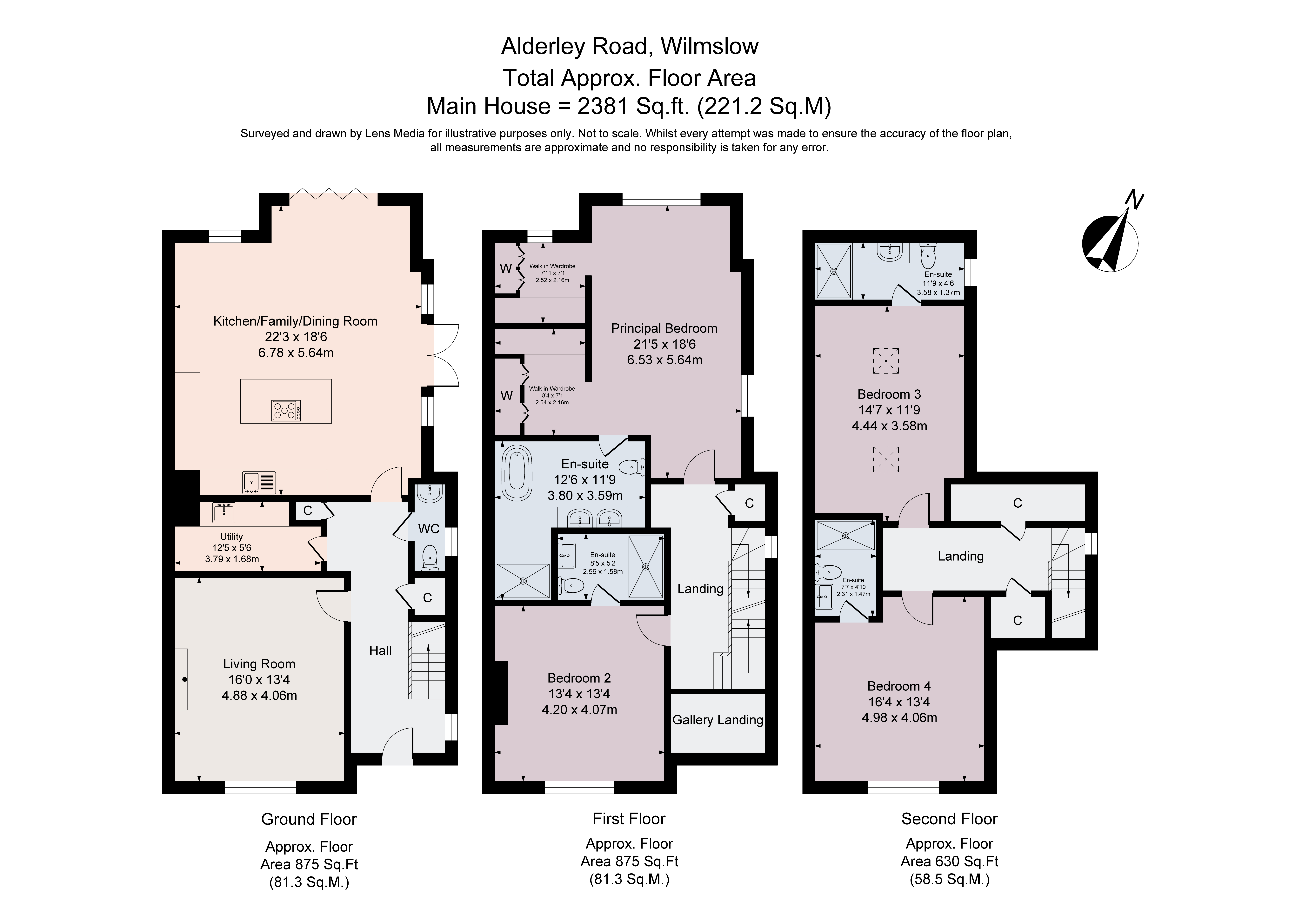 2, Orchard Villas, Wilmslow floorplan