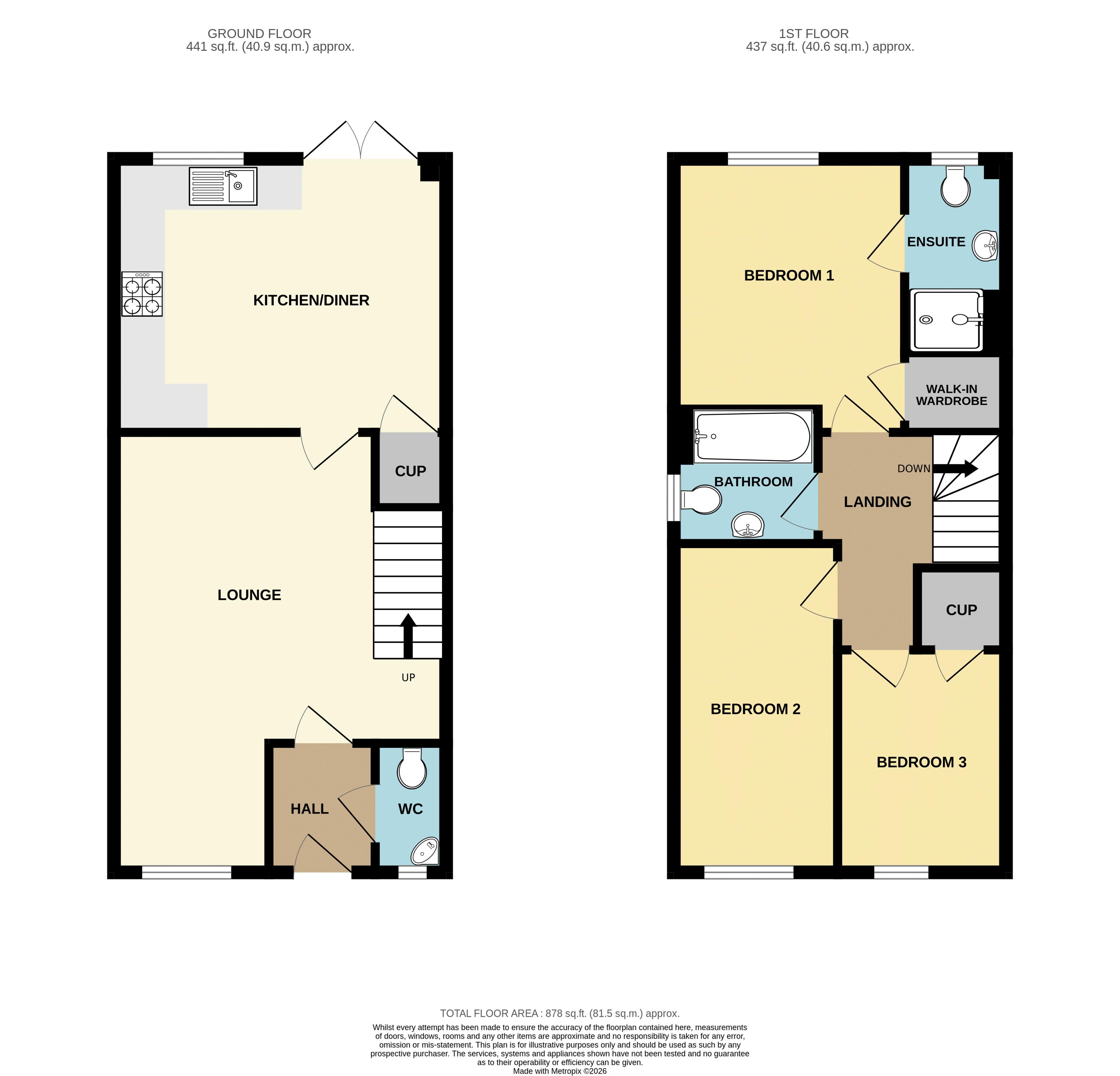 8 Maxwell Road, Weston super Mare floorplan
