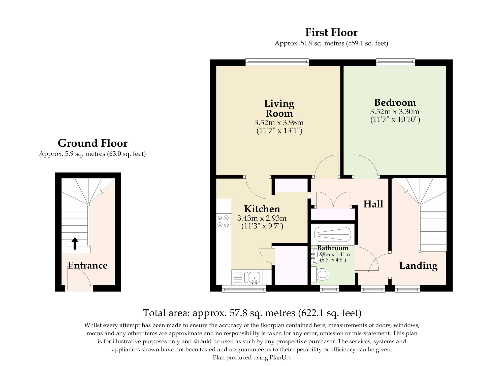 3a Griffith Close, Lowestoft floorplan