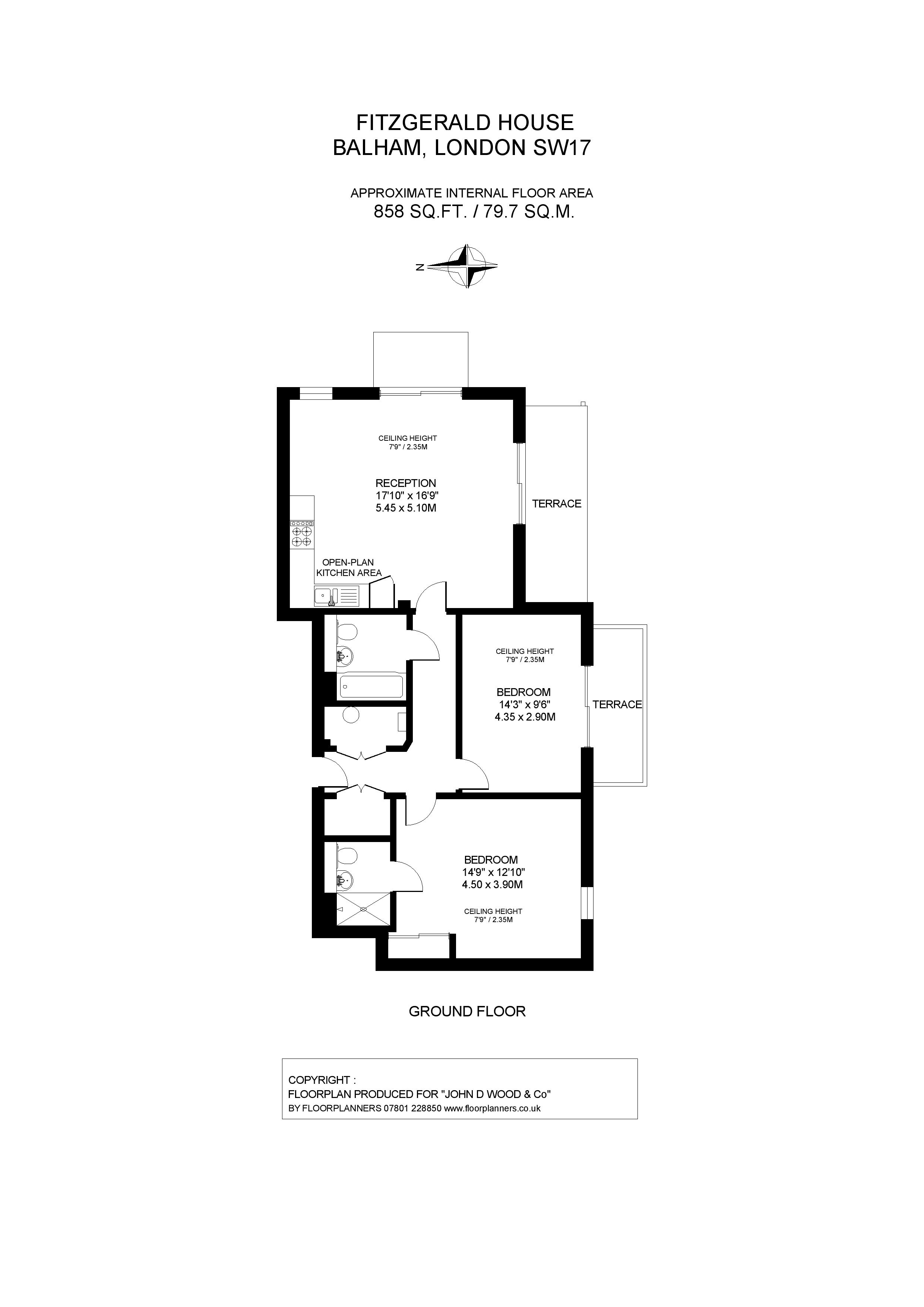 48, Fitzgerald House, St. Georges Grove floorplan