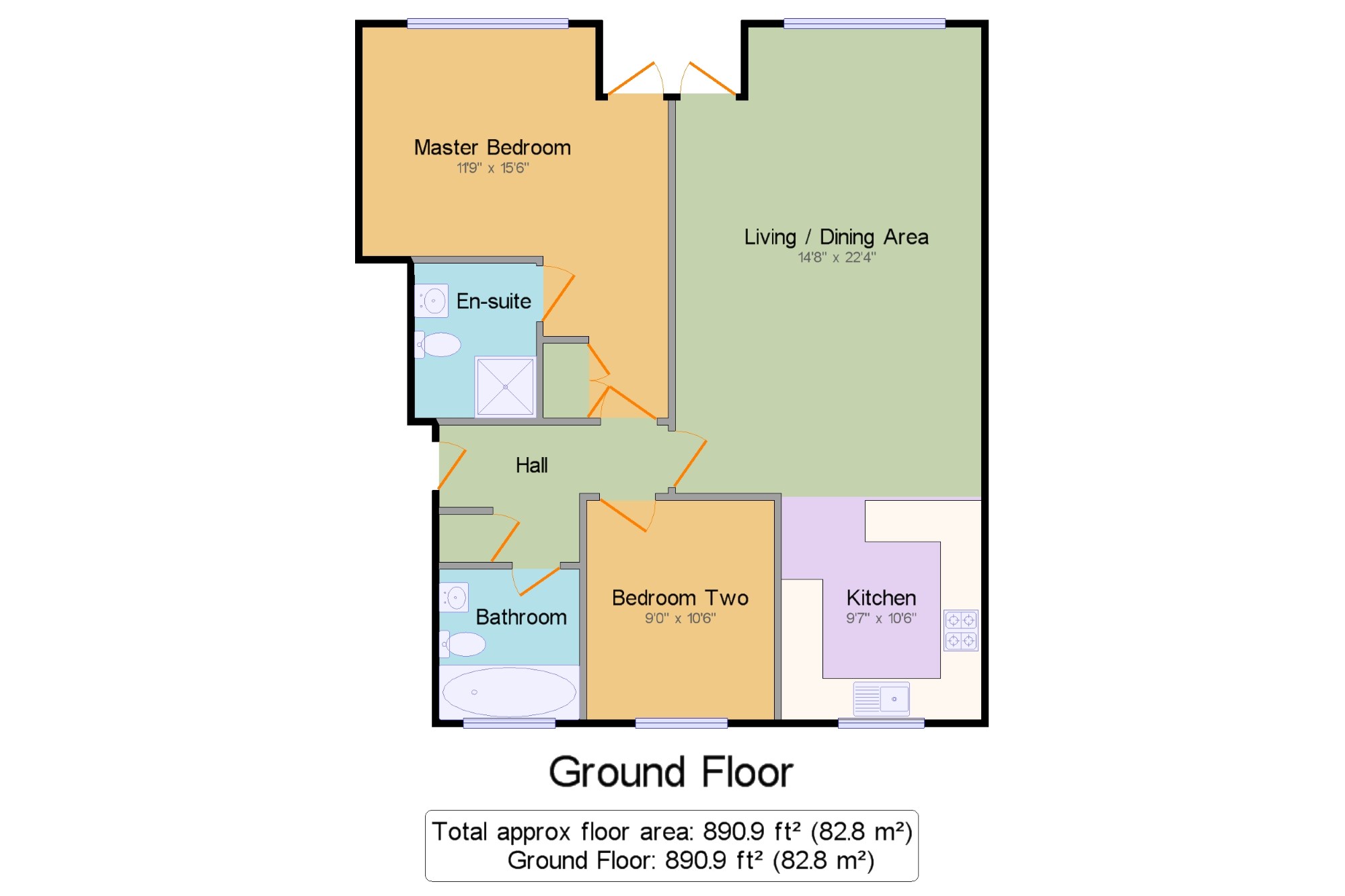 2 Bedrooms Flat for sale in Flat 1, 100 Hotwell Road, Bristol BS8