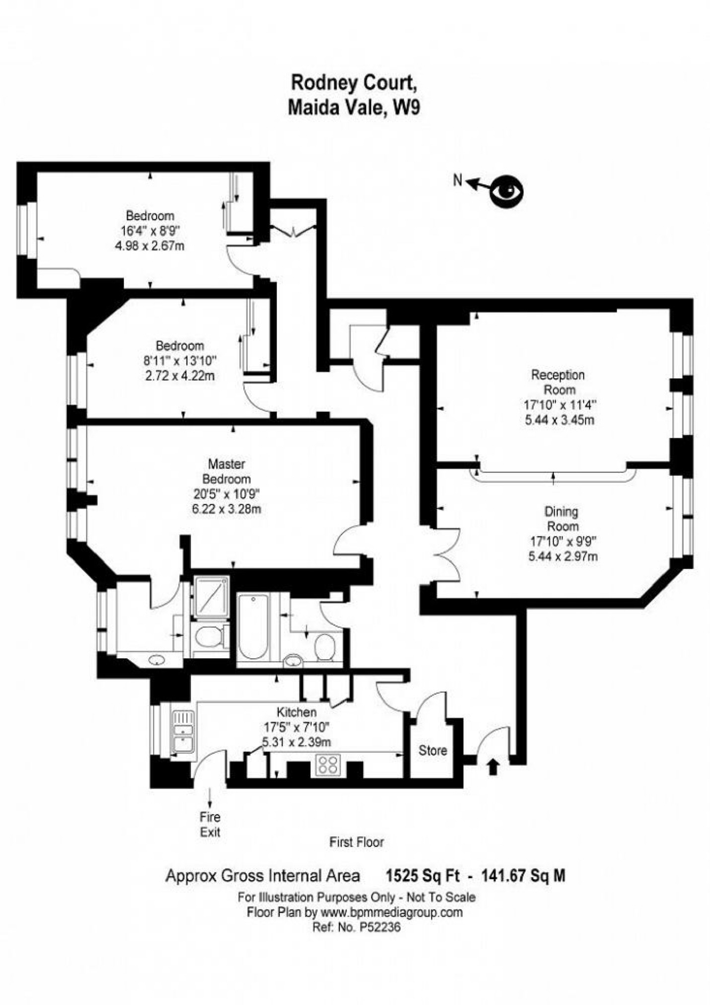 3 Bedrooms Flat to rent in Maida Vale, London W9