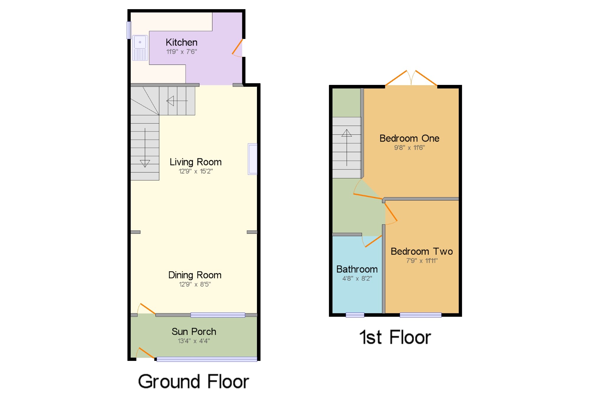 2 Bedrooms Terraced house for sale in Gower Road, Trefriw, Conwy LL27