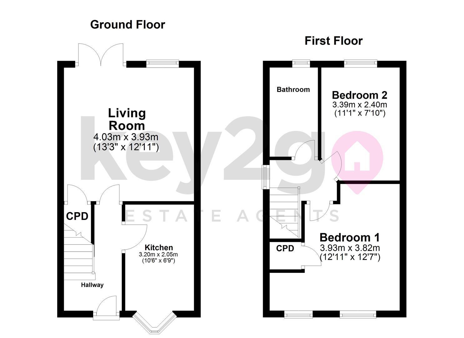 11, Rose Hill Close, Sheffield floorplan