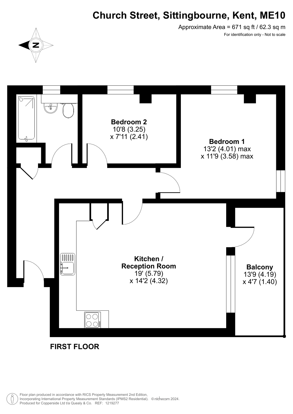 Flat 7 Lion Court,, Church Street, Kent floorplan