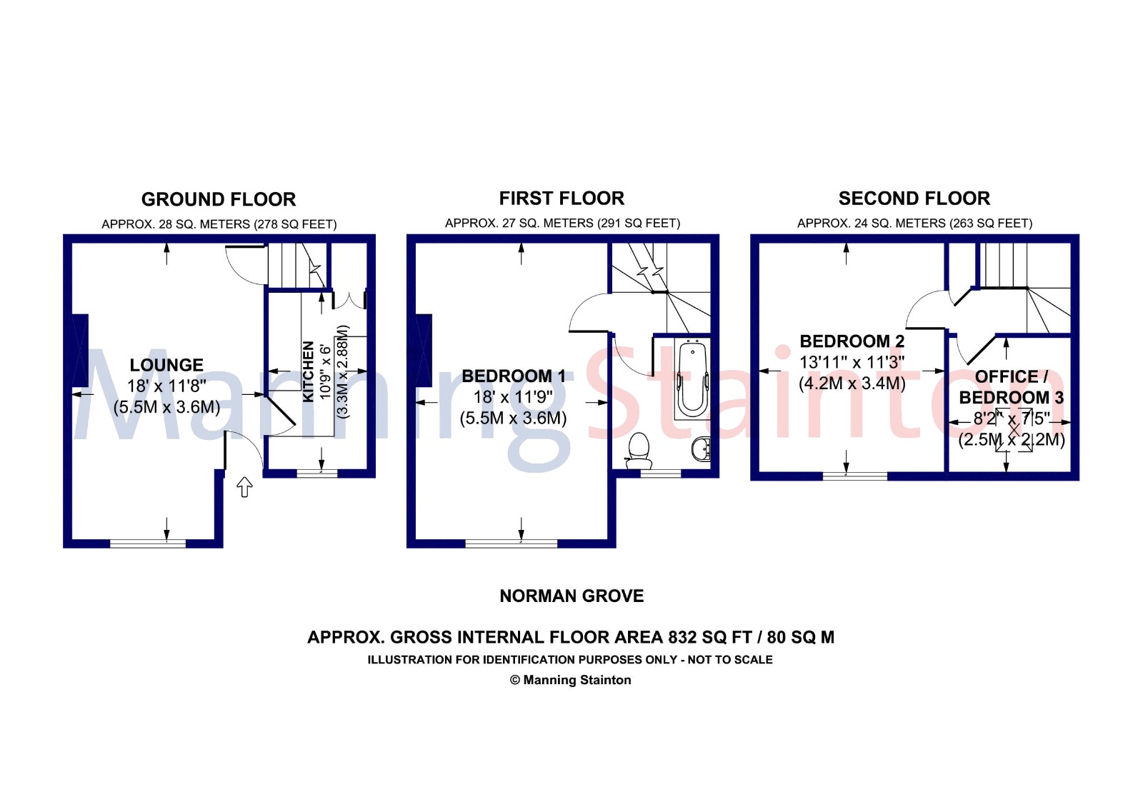 6, Norman Grove, Leeds floorplan