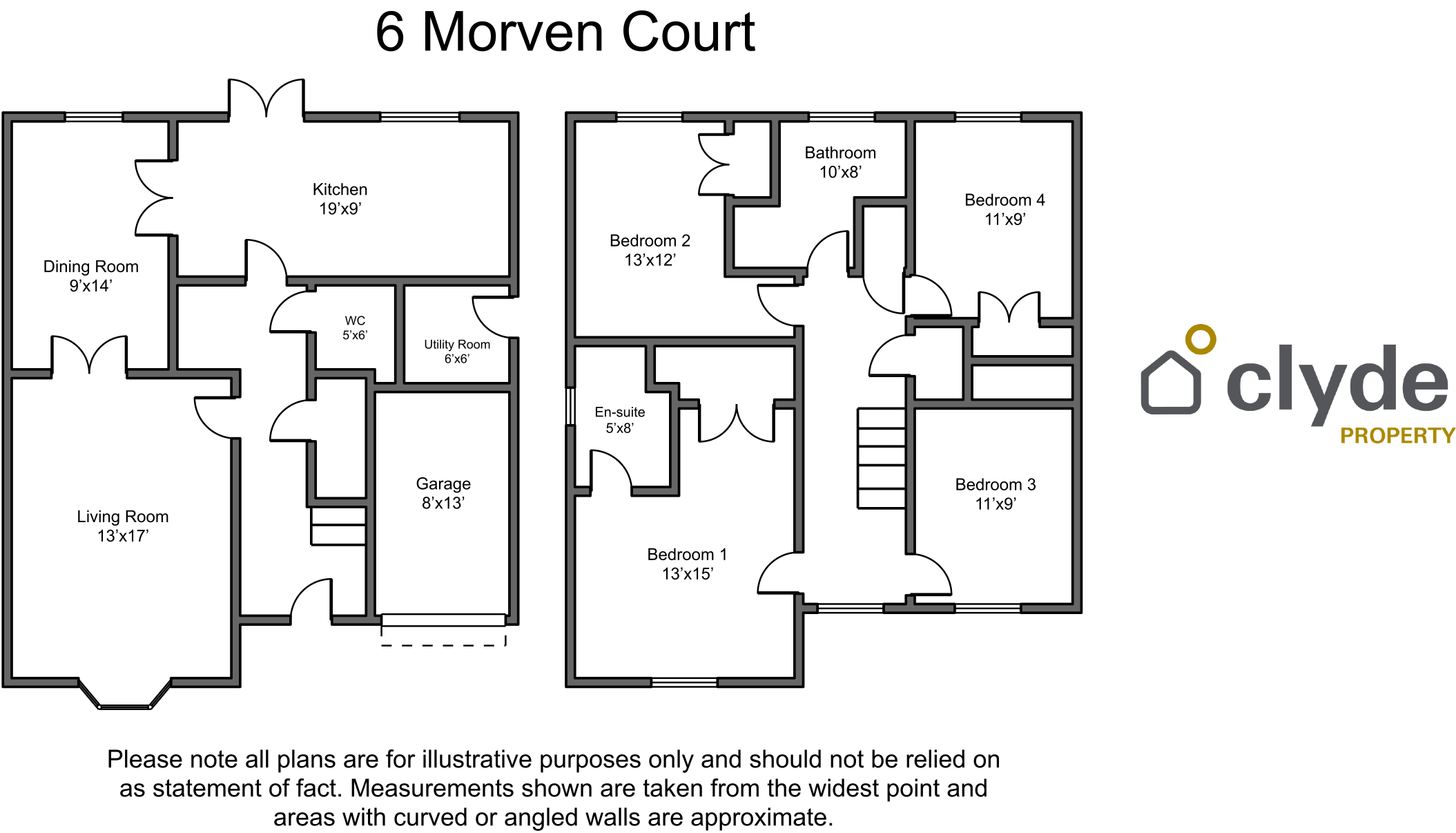6, Morven Court, Glasgow floorplan