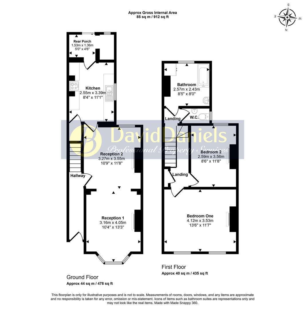 Heyworth Road, London floorplan