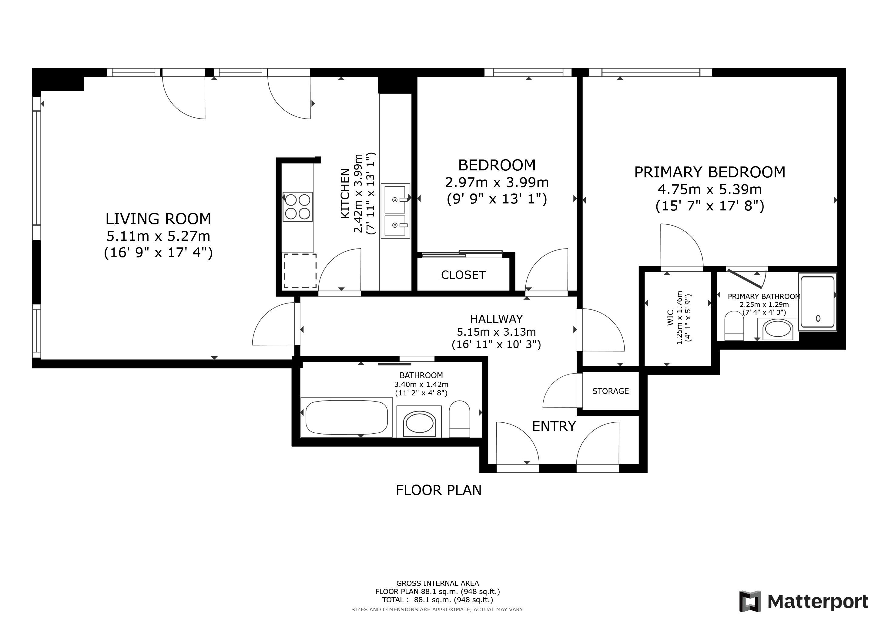 2/5, 301, Glasgow Harbour Terraces, Glasgow City floorplan