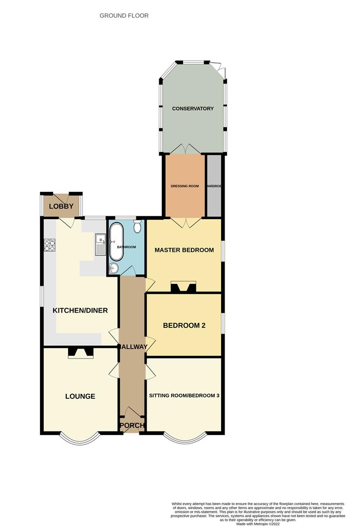 Withernsea Road, Holmpton, Withernsea HU19, 3 bedroom detached bungalow