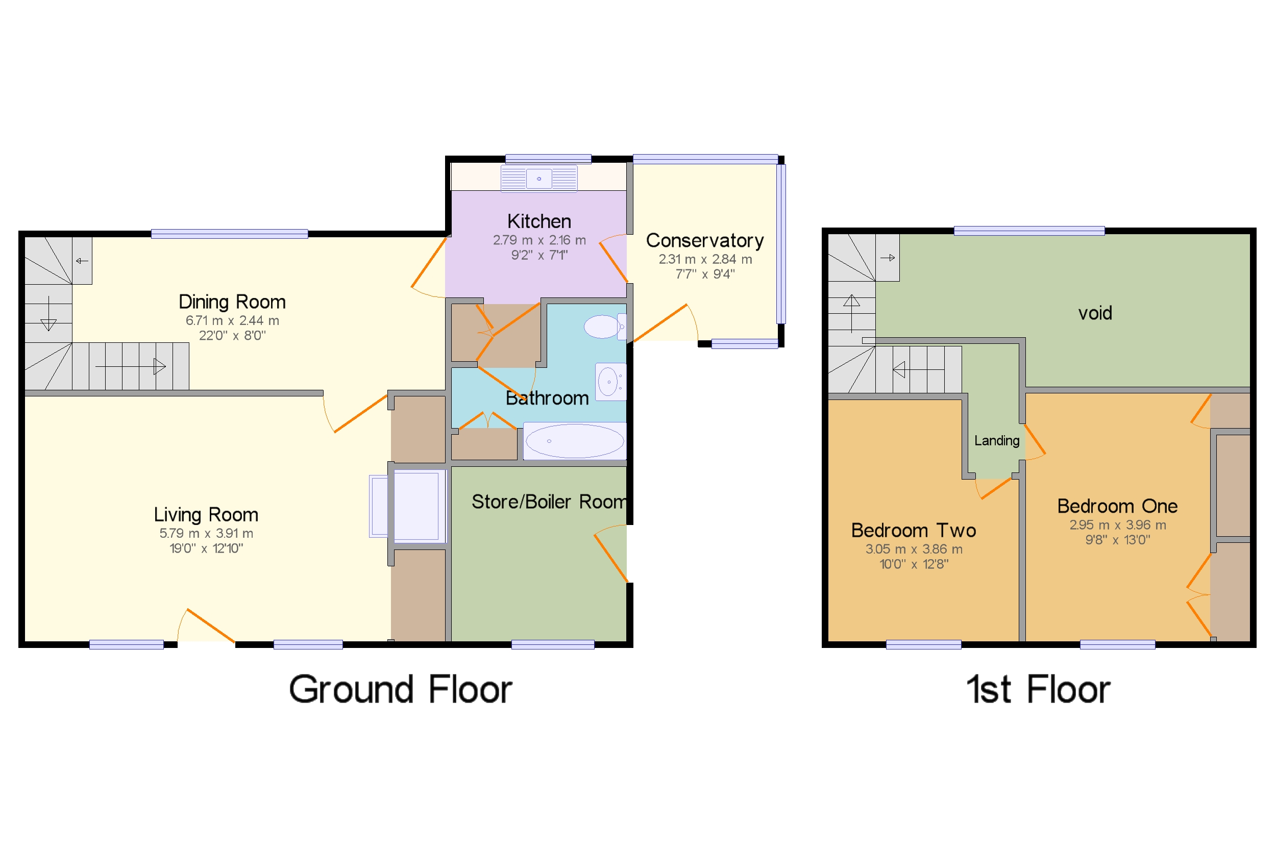 The Street, Norwich floorplan
