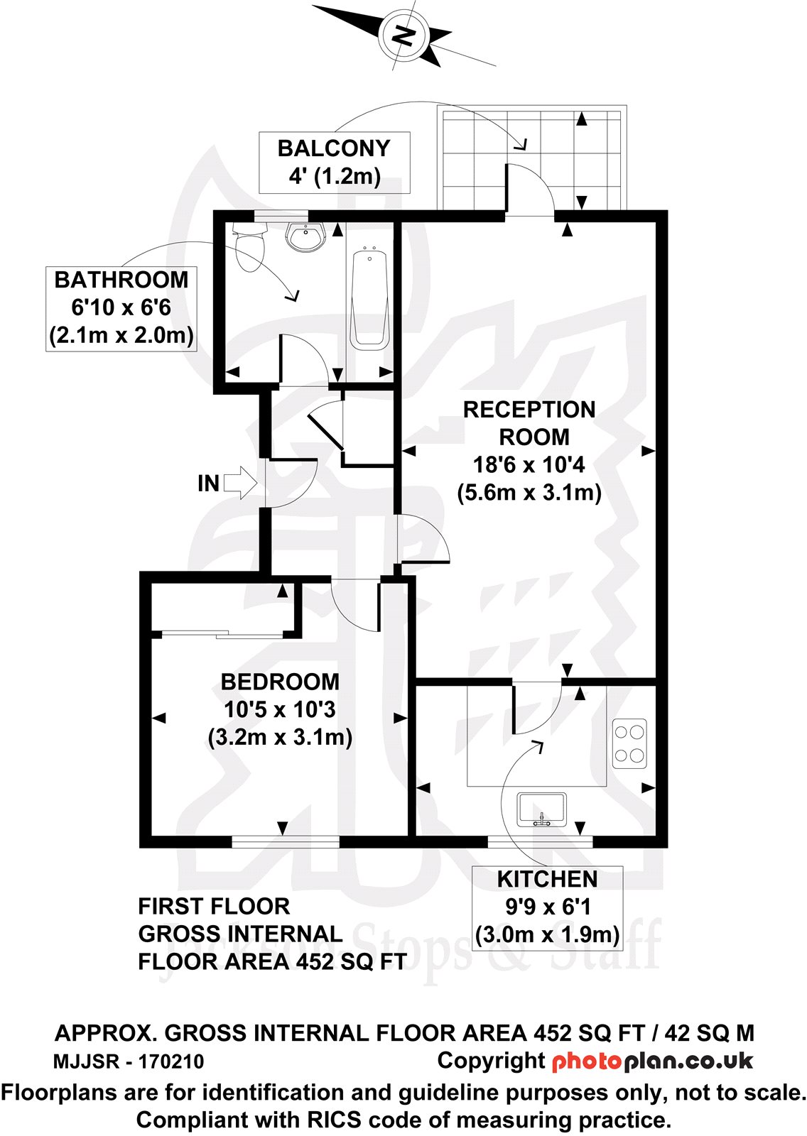 1 Bedrooms Flat to rent in Lichfield Gardens, Richmond TW9